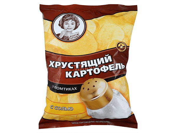Картофельные чипсы "Девочка" 160 гр. в Чертаново