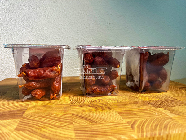 Колбаски МИНИ со вкусом аджики с/к (100 гр) в Чертаново