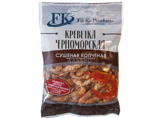 Мясо (АЛЬЯНС) вяленое свинина гриль (500гр): Креветка Черноморская (копченая) (25гр)