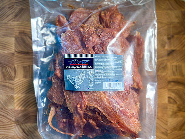 Мясо (АЛЬЯНС) вяленое курица 500гр "С халапеньо" в Чертаново