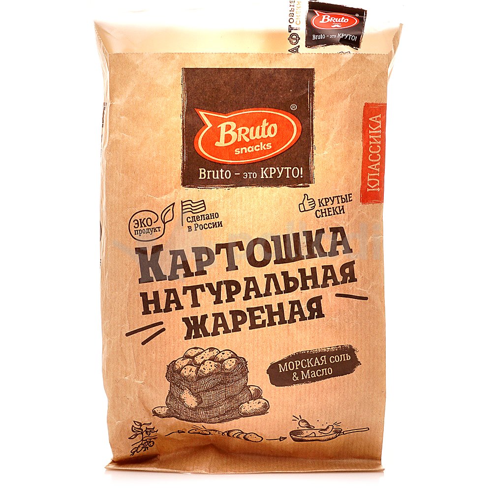 Картофель «Бруто» с солью 70 гр. в Чертаново